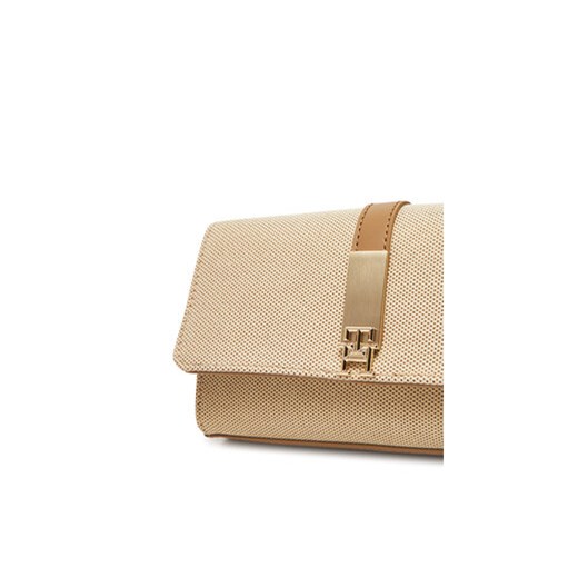 Torebka Tommy Hilfiger Th Heritage Mini Crossver Canvas AW0AW17621 Beżowy Tommy Hilfiger 00 eobuwie.pl