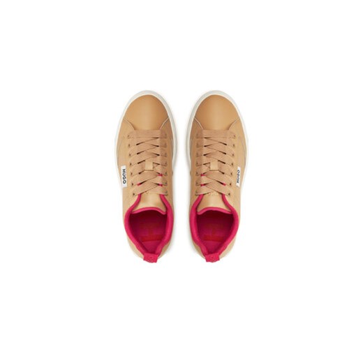 Sneakersy Hugo Lyssa Tenn 50520718 Beżowy 35 eobuwie.pl