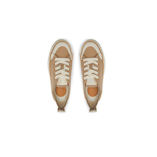 Trampki Max Mara Prefallsneaker 2424766011 Beżowy Max Mara 40 eobuwie.pl