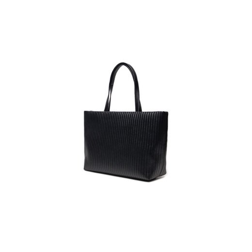 Torebka Calvin Klein Mini Line Quilt Medium Shopper K60K613077 Czarny Calvin Klein 00 eobuwie.pl