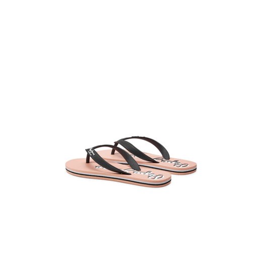 Japonki Pepe Jeans Bay Beach Brand W PLS70157 Czarny Pepe Jeans 36 eobuwie.pl