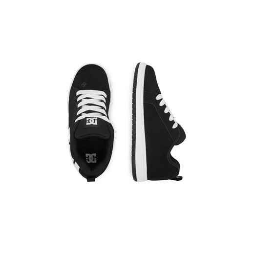 Sneakersy DC COURT GRAFFIK ADBS100207-BKW Czarny 38 eobuwie.pl