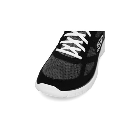 Sneakersy Skechers BURNS AGOURA 52635 BKW Czarny Skechers 44 eobuwie.pl