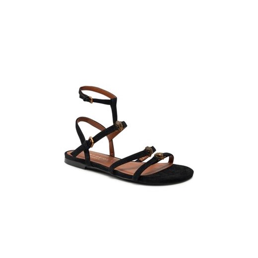 Sandały Kurt Geiger Hampton Flat Gladiator 2029600209 Czarny Kurt Geiger 35 eobuwie.pl