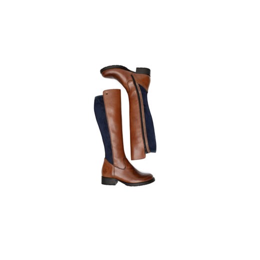 Kozaki Rieker Z9591-23 Brązowy Rieker 37 eobuwie.pl