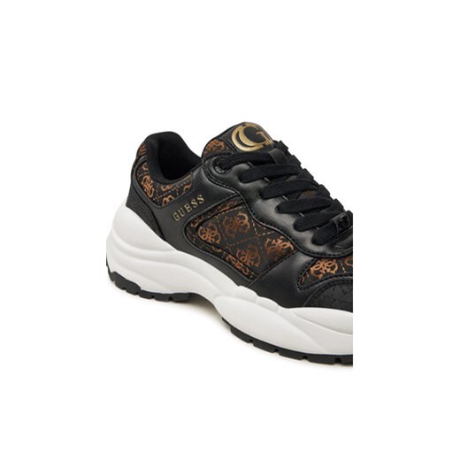 Sneakersy Guess Samnie FLFSAM FAL12 Czarny Guess 36 eobuwie.pl