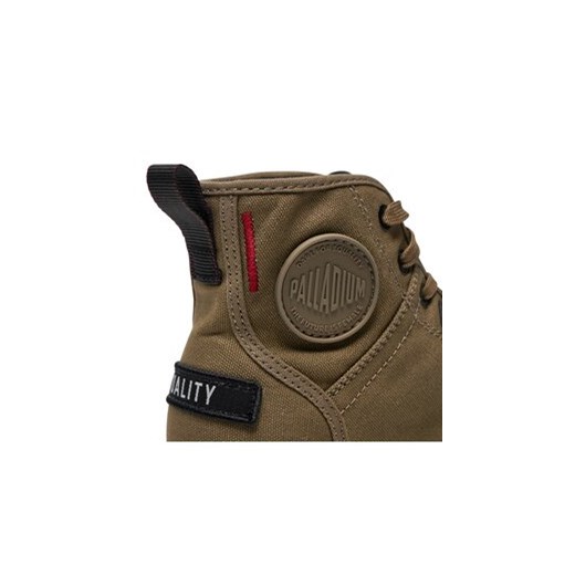 Trapery Palladium Pampa Hi Patch 79117-308-M Zielony Palladium 36 eobuwie.pl