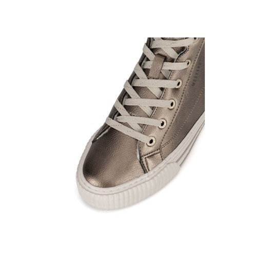Botki Mustang 1442-602 Srebrny Mustang 37 eobuwie.pl
