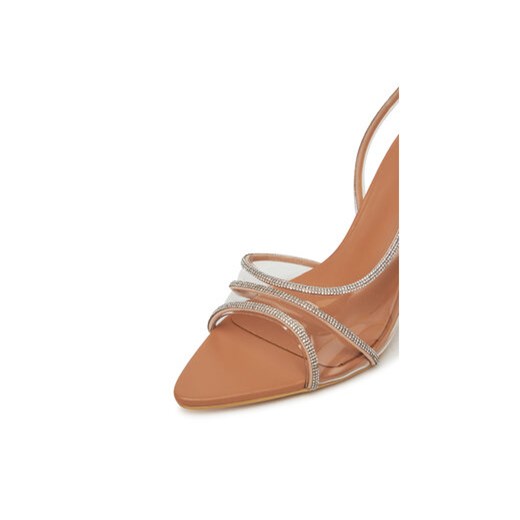 Sandały DeeZee F80493-1 Beżowy 39 eobuwie.pl