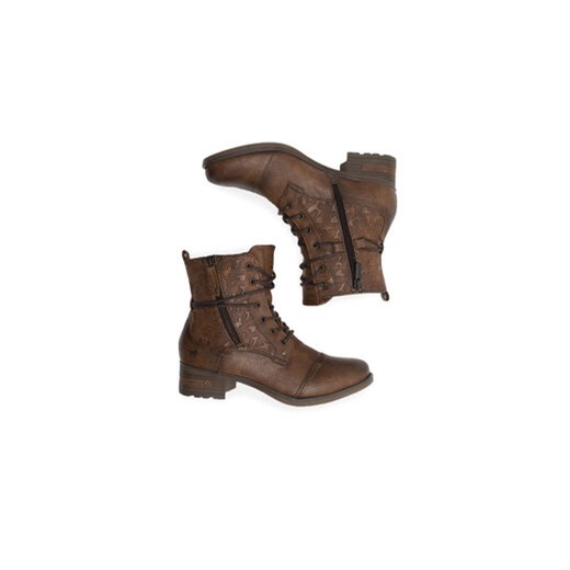Botki Mustang 1229-508 Brązowy Mustang 40 eobuwie.pl