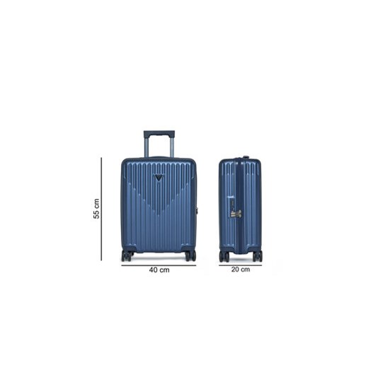 Walizka kabinowa Guess TMOLPC P4401 Granatowy Guess 00 eobuwie.pl