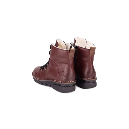 Botki Rieker 73356-35 Bordowy Rieker 38 eobuwie.pl