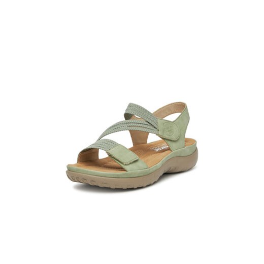 Sandały Rieker 64870-52 Zielony Rieker 39 eobuwie.pl