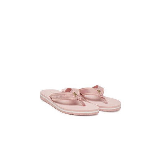 Japonki Tommy Hilfiger Hilfiger Webbing Beach Sandal FW0FW08515 Różowy Tommy Hilfiger 40 eobuwie.pl