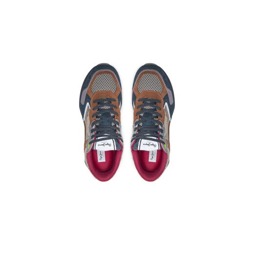 Sneakersy Pepe Jeans Dave Risen PMS60026 Szary Pepe Jeans 42 eobuwie.pl