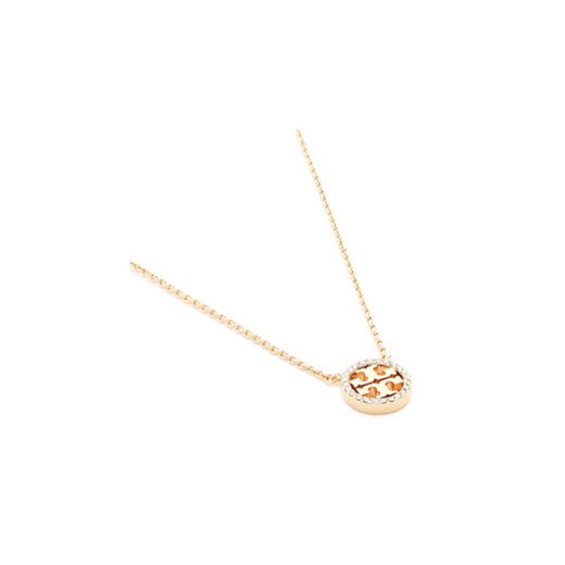 Naszyjnik Tory Burch Crystal Logo Delicate Necklace 53420 Złoty Tory Burch 00 eobuwie.pl