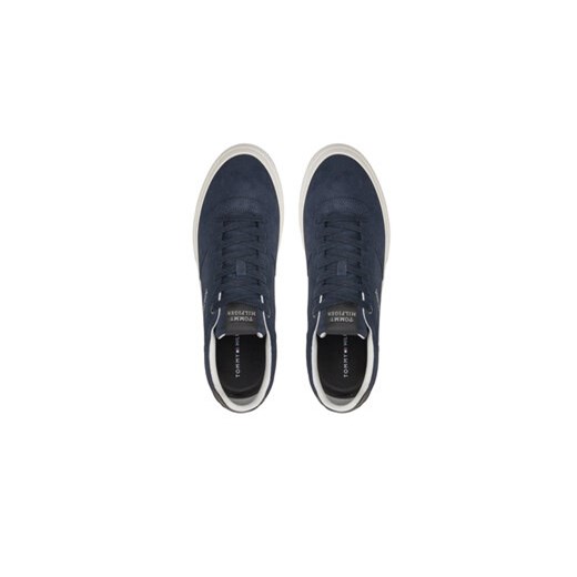 Sneakersy Tommy Hilfiger Th Hi Vulc Low Street Suede FM0FM05112 Granatowy Tommy Hilfiger 42 eobuwie.pl