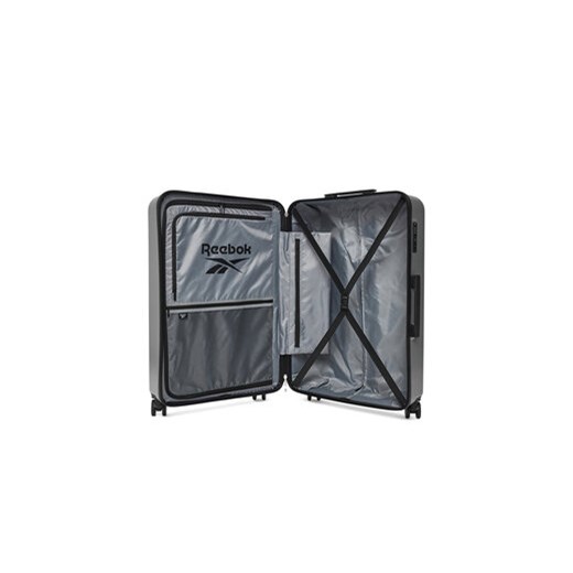 Walizka duża Reebok RBK-WAL-003-07-CCC-L Srebrny Reebok NOSIZE eobuwie.pl