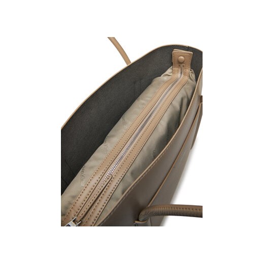 Torebka Calvin Klein Ck Linn Medium Shopper K60K613110 Beżowy Calvin Klein 00 eobuwie.pl