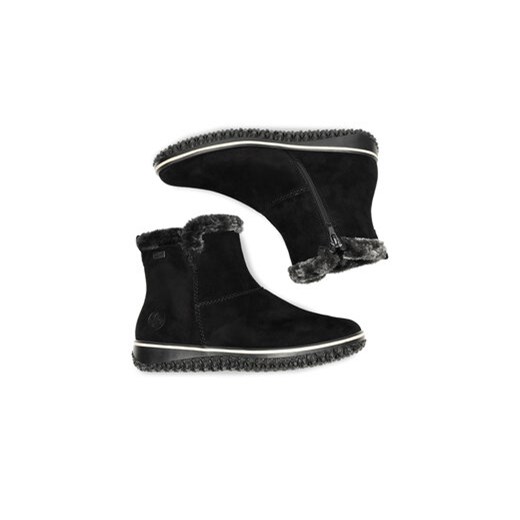 Botki Rieker Z4266-00 Czarny Rieker 38 eobuwie.pl