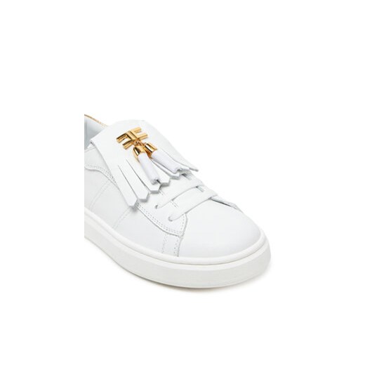 Sneakersy Elisabetta Franchi F4-A9E-0232 Biały Elisabetta Franchi 37 eobuwie.pl