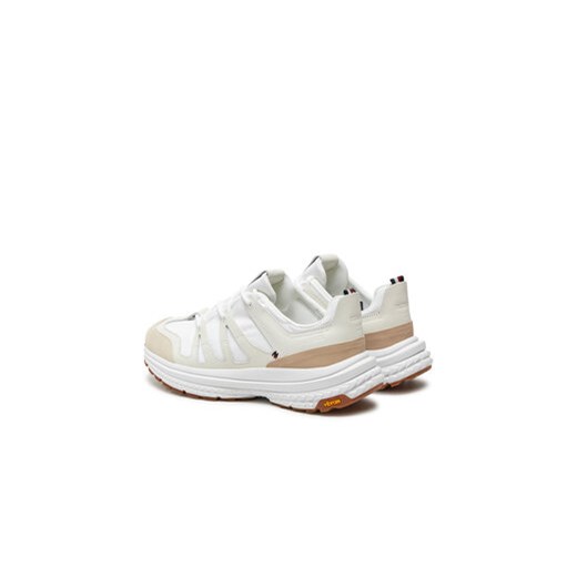 Sneakersy Tommy Hilfiger Tech Runner Craft Vibram FM0FM05133 Écru Tommy Hilfiger 41 eobuwie.pl
