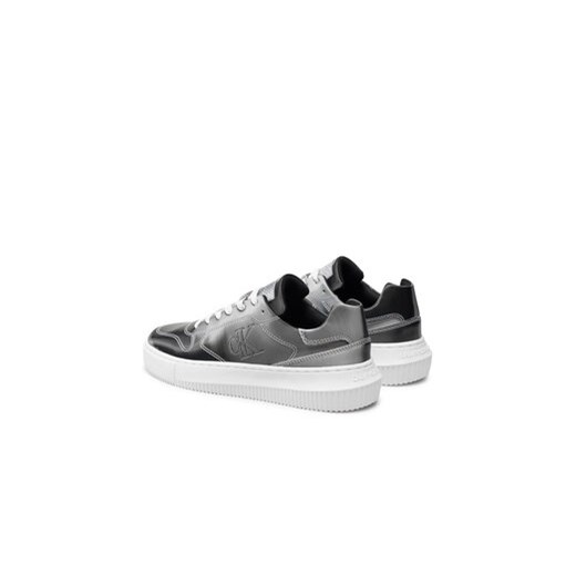 Sneakersy Calvin Klein Jeans Chunky Cupsole Low Lace Mg Dc YW0YW01429 Srebrny 37 eobuwie.pl