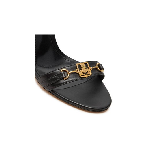 Sandały Elisabetta Franchi SA-06L-46E2-V500 Czarny Elisabetta Franchi 39 eobuwie.pl