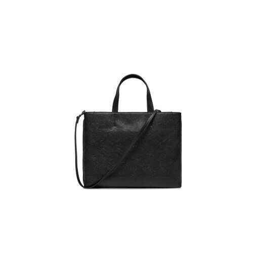 Torebka Calvin Klein Jeans Sculpted Tote26 Snake K60K611519 Czarny 00 eobuwie.pl