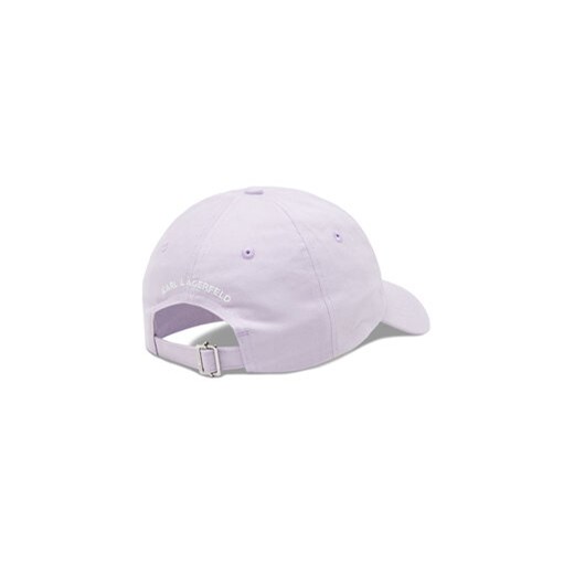 Czapka z daszkiem KARL LAGERFELD 230W3401 Fioletowy Karl Lagerfeld 00 eobuwie.pl