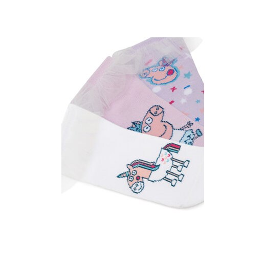 Skarpety Peppa Pig ACCCS-SS25-205PP(3-PACK) Biały Peppa Pig 28_30 eobuwie.pl