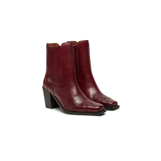 Botki Bronx New-Parton 34334-V Czerwony Bronx 40 eobuwie.pl