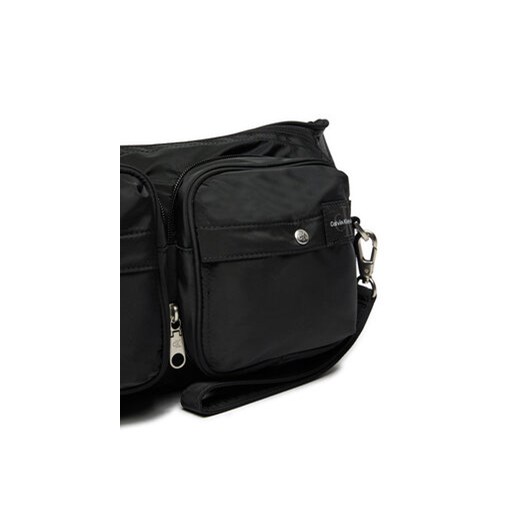Saszetka nerka Calvin Klein Jeans Packable Messenger Sling30 K50K512573 Czarny 00 eobuwie.pl