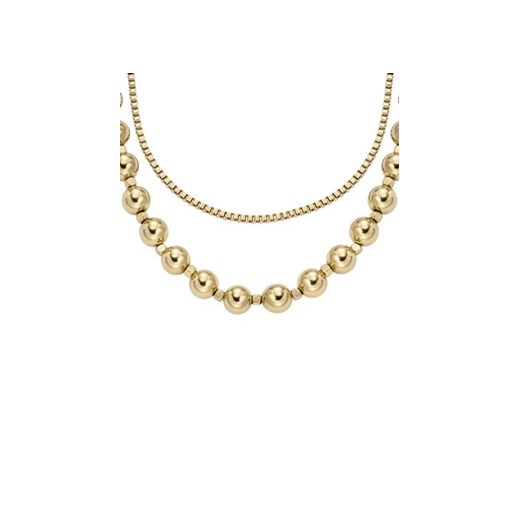 Naszyjnik Fossil All Stacked Up JA7248710 Złoty Fossil 00 eobuwie.pl