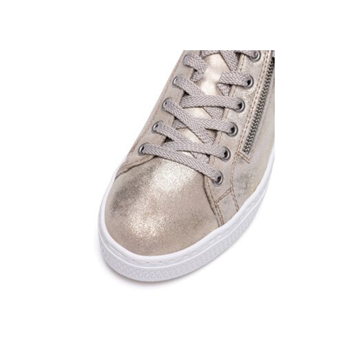 Sneakersy Rieker L59L8-62 Złoty Rieker 36 eobuwie.pl