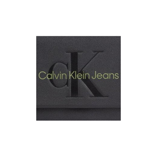 Torebka Calvin Klein Jeans Sculpted Boxy Flap Cb20 Mono K60K610829 Czarny 00 eobuwie.pl