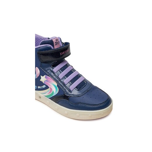 Sneakersy Geox Skylin J468WF 0ANAJ C4268 D Granatowy Geox 35 eobuwie.pl