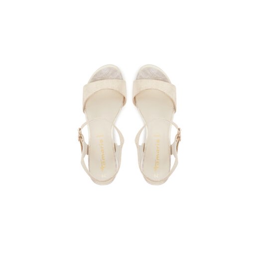 Sandały Tamaris 1-28250-42 Złoty Tamaris 40 eobuwie.pl