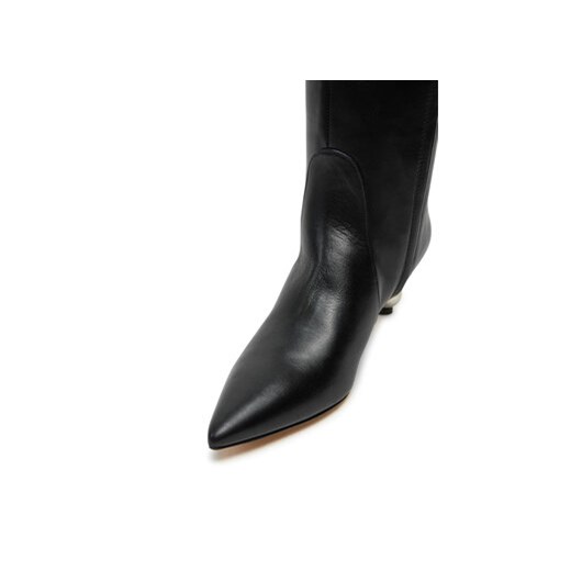 Kozaki Weekend Max Mara 2425796015600 Czarny 39 eobuwie.pl