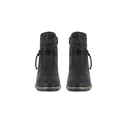 Botki Rieker 77263-00 Czarny Rieker 38 eobuwie.pl