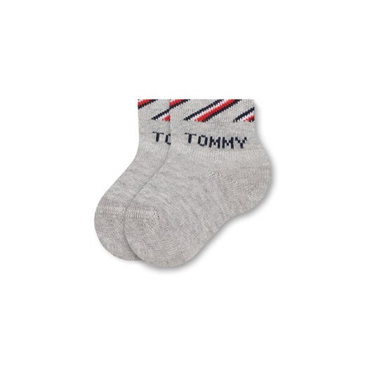 Zestaw 3 par wysokich skarpet dziecięcych Tommy Hilfiger 701220277 Kolorowy Tommy Hilfiger 11_14 eobuwie.pl