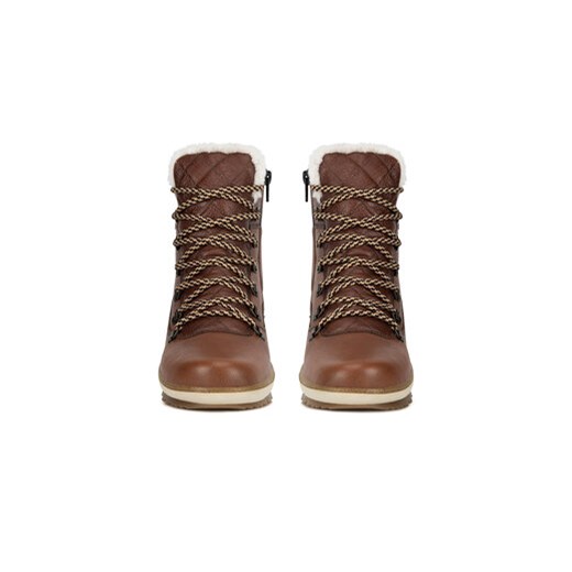 Botki Remonte R8485-24 Brązowy Remonte 42 eobuwie.pl
