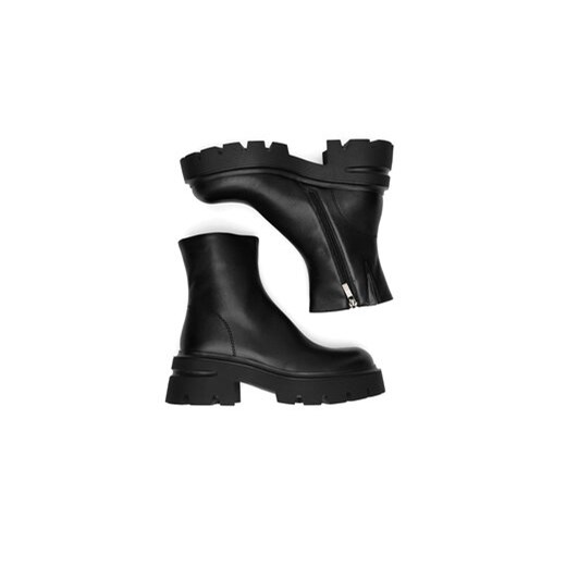 Botki Badura WFA3116-1Z Czarny 41 eobuwie.pl