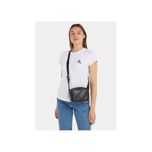 Torebka Calvin Klein Jeans Quilted Camerabag18 K60K611821 Czarny 00 eobuwie.pl