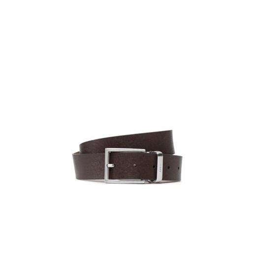 Pasek Męski Guess Vezzola Adj & Rev Belt BM7541 LEA35 Brązowy Guess XL eobuwie.pl
