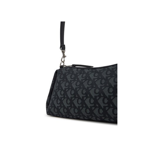 Torebka Calvin Klein Jeans Lyl Lg Jqd Smll Shld LV04K3142G Czarny 00 eobuwie.pl