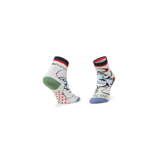 Skarpety Wysokie Dziecięce United Colors Of Benetton 6AO30700Y Szary United Colors Of Benetton 39_41 eobuwie.pl