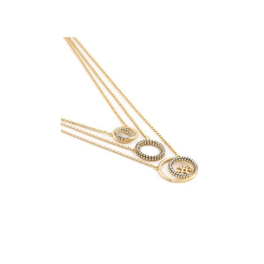 Naszyjnik Tory Burch Miller Pave Layered 163733 Złoty Tory Burch 00 eobuwie.pl