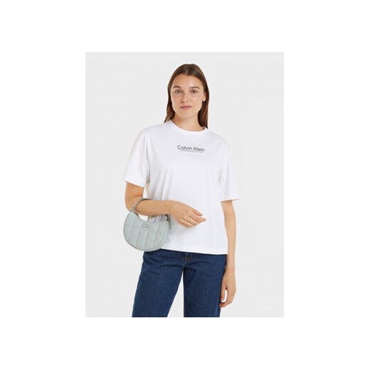 Torebka Calvin Klein Ck Square Quilt K60K612020 Szary Calvin Klein 00 eobuwie.pl
