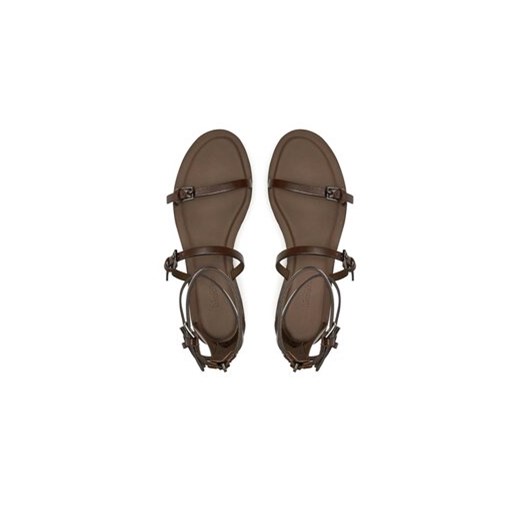 Sandały Max Mara Evegflat 24145210326 Brązowy Max Mara 37 eobuwie.pl